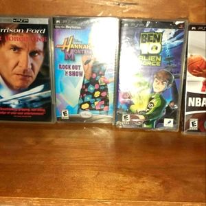 PSP games and movie bundle